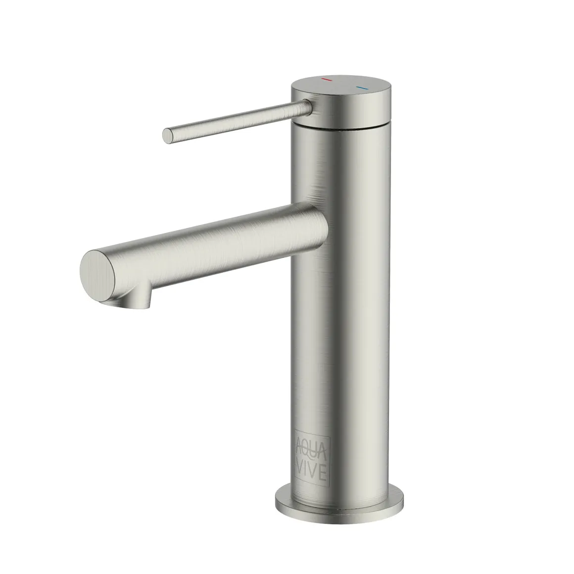 Aquavive Eco Wastafelmengkraan Cato Laag Rvs