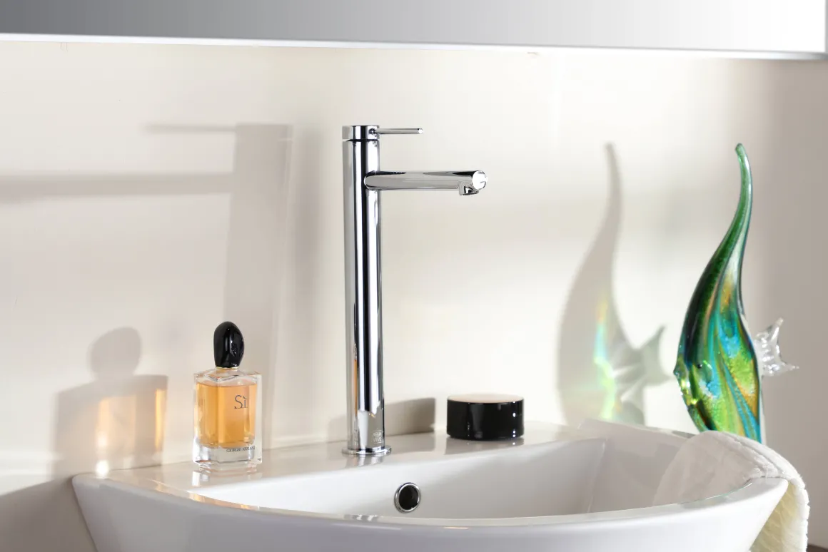 Aquavive Eco Wastafelmengkraan Sele Hoog Chroom