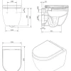 Aquavive Hangtoilet Mazaro Wit | Soft-Close Toiletzitting | Randloos Toiletpot