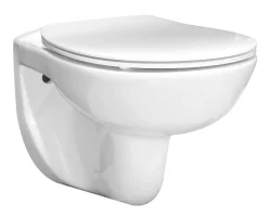 Aquavive Hangtoilet Simeto Wit | Soft-Close Toiletzitting | Randloos Toiletpot