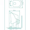 Aquavive Hangtoilet Slizza Wit | Soft-Close & Quick Release Toiletzitting | Randloos Toiletpot