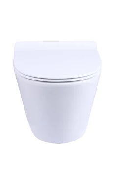 Aquavive Hangtoilet Slizza Wit | Soft-Close & Quick Release Toiletzitting | Randloos Toiletpot