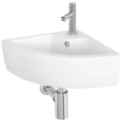 Aquavive Hoekfonteinset Midou Keramiek Wit 32,5Cm
