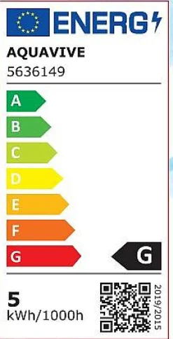 Aquavive Led-Verlichting Chroom 30Cm