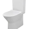 Aquazuro Duoblok Toilet Livenza I Universele Afvoer I Randloos Toiletpot Wit