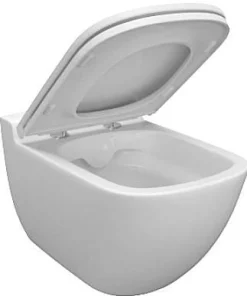 Aquazuro Inbouwreservoir Set Iris | Quick Release & Soft-Close Toiletzitting | Randloos Toiletpot