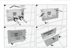 Aquazuro Inbouwreservoir Set Iris | Quick Release & Soft-Close Toiletzitting | Randloos Toiletpot