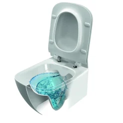 Aquazuro Inbouwreservoir Set Iris | Quick Release & Soft-Close Toiletzitting | Randloos Toiletpot