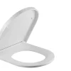 Aquazuro Toiletzitting D-Vorm Murano Duroplast Wit