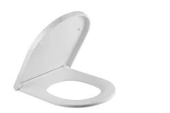 Aquazuro Toiletzitting D-Vorm Murano Duroplast Wit