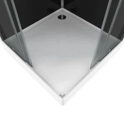 Aurlane Douchecabine Black 2 Vierkant 90X90Cm