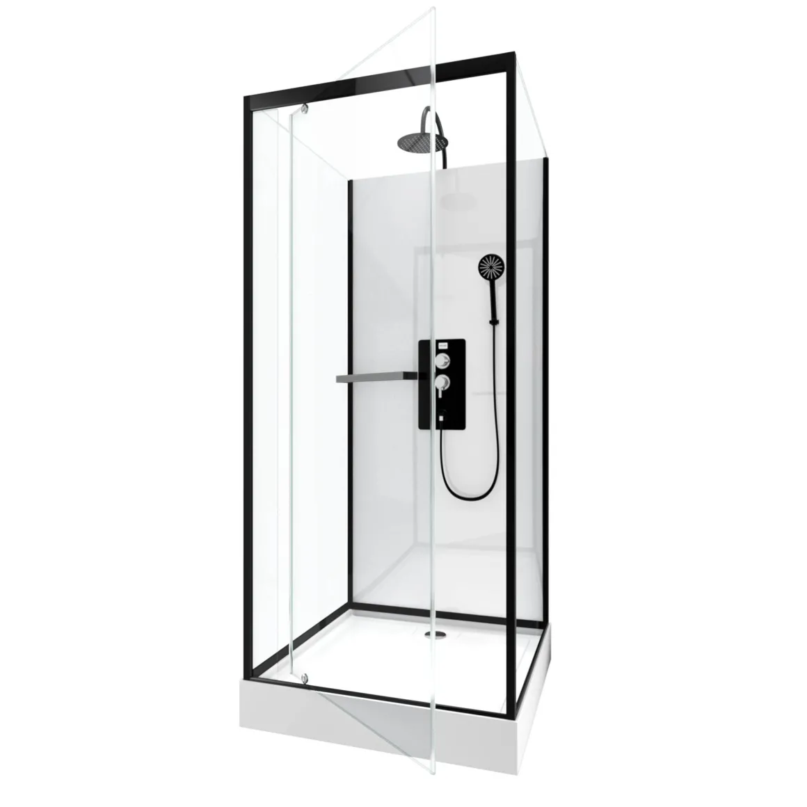Aurlane Douchecabine City 90X90X219-230Cm Vierkant