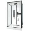 Aurlane Douchecabine Indus2 90X115X215Cm Rechthoekig Zwart/Wit