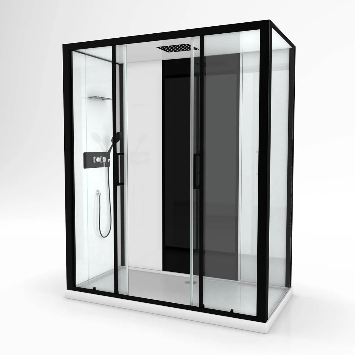 Aurlane Douchecabine Loft 90X170X208Cm Low Tray 90X170X208Cm