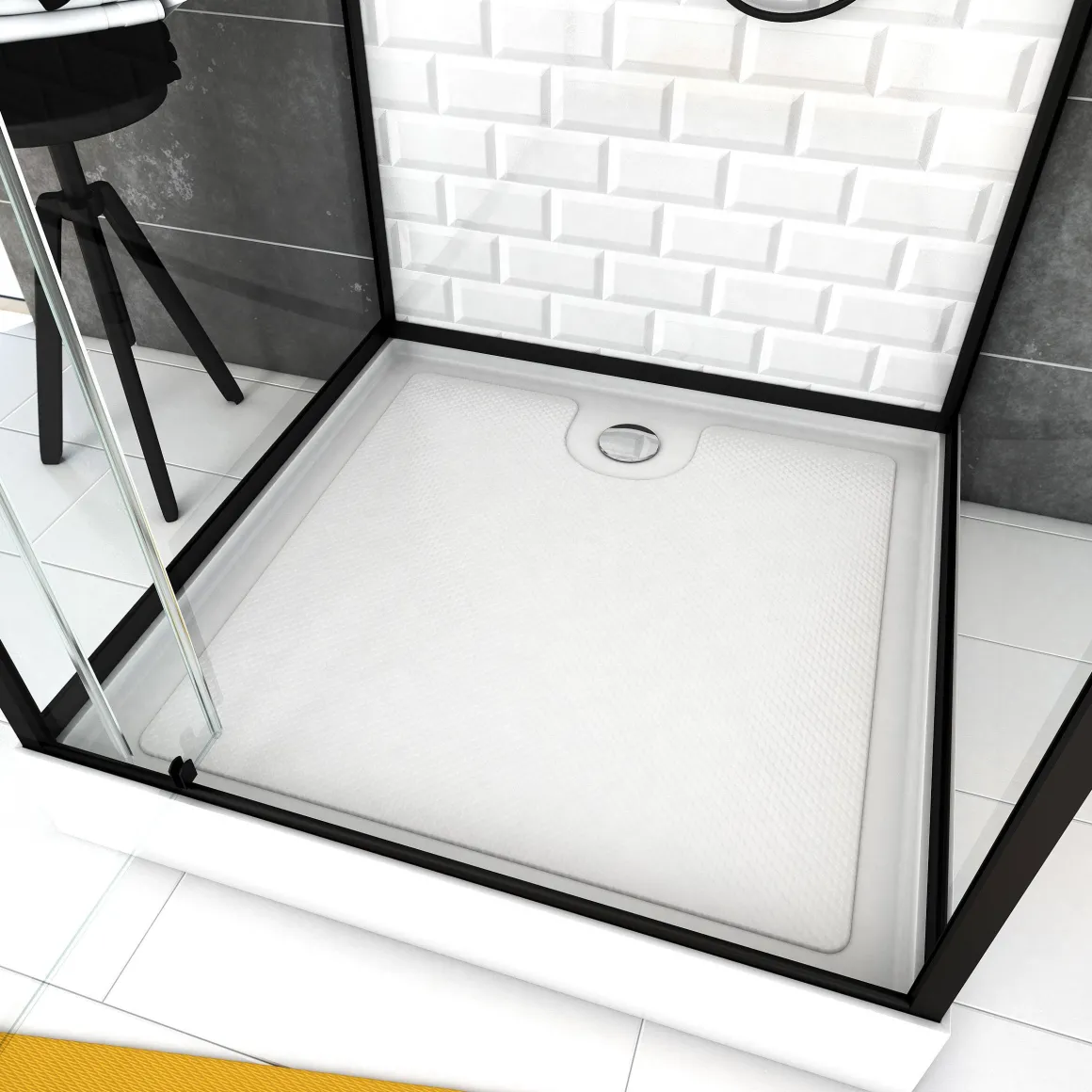 Aurlane Douchecabine Metro 80X80X219-230Cm Vierkant