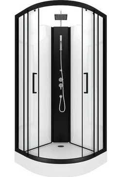 Aurlane Douchecabine Pepper 2 Zwart 85X85X230Cm