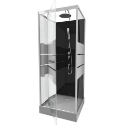 Aurlane Douchecabine Study Chroom 80X80X219-230Cm