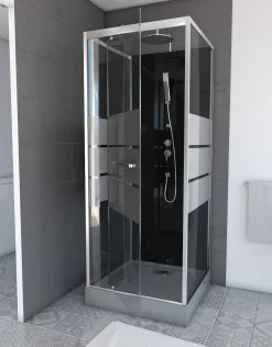 Aurlane Douchecabine Study Chroom 80X80X219-230Cm
