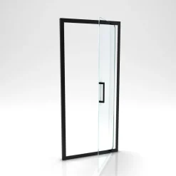 Aurlane Douchedeur Factory Draaibaar 90X200Cm Zwart