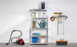 Avasco Opbergrek Atlas Metalen Stellingkast Galva Met 5 Legborden 176X90X40Cm