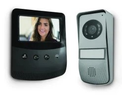 Avidsen Videointercom 4,3" 2 Draden Zwart