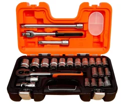 Bahco Doppenset Met Ratel – 24 Stuks
