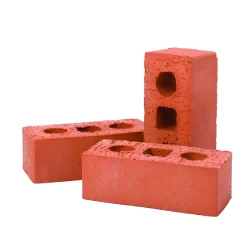 Baksteen Boeren Rood 3 Gaten 18,8X8,8X6,3Cm