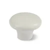 Baseline Knop Plat Wit 30Mm 4St.