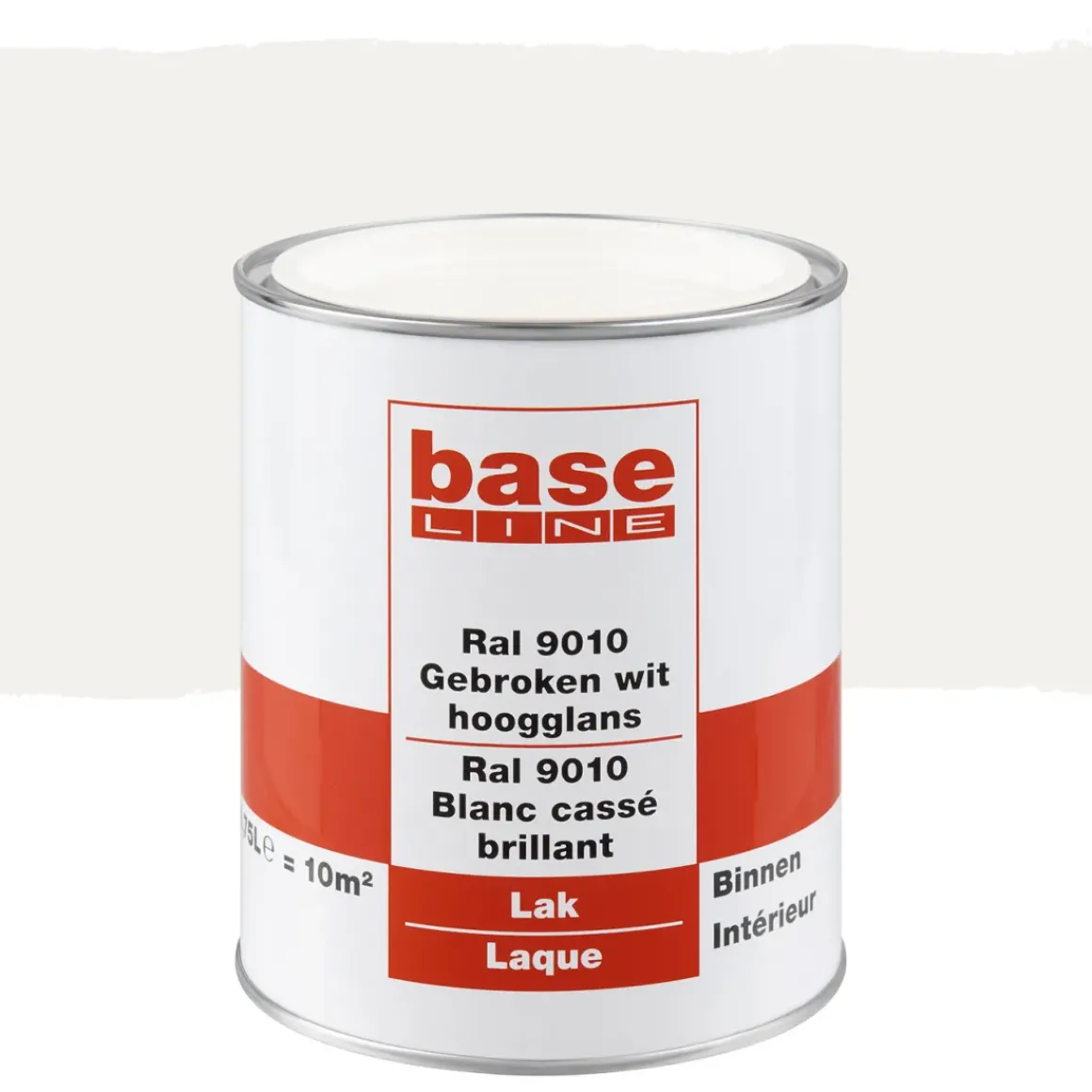 Baseline Lak Hoogglans Gebroken Wit Ral 9010 750Ml