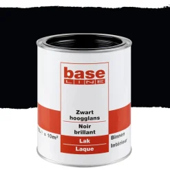 Baseline Lak Hoogglans Zwart 750Ml