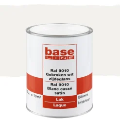 Baseline Lak Zijdeglans Gebroken Wit Ral 9010 750Ml
