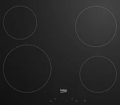 Beko Vitrokeramische Kookplaat Hic 64401 Zwart 58X51Cm 6800W