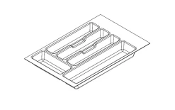 Bestekbak 32Cm Kunststof Donkergrijs