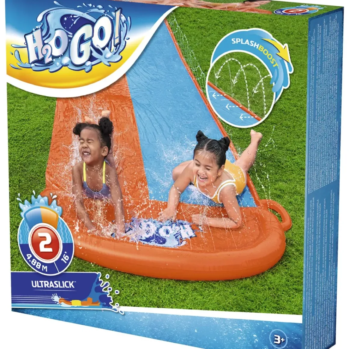 Bestway H2Ogo Dubbele Waterglijbaan 4,88 Mtr