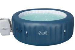 Bestway Opblaasbare Jacuzzi Lay-Z-Spa Milan Airjet Plus Blauw 916L O196X71Cm