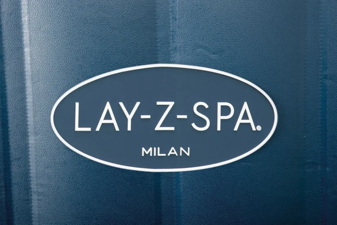 Bestway Opblaasbare Jacuzzi Lay-Z-Spa Milan Airjet Plus Blauw 916L O196X71Cm
