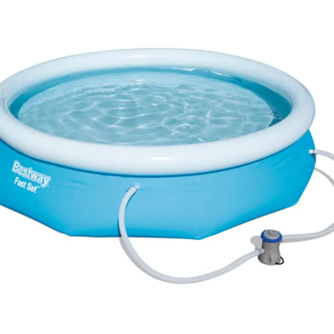 Bestway Opblaaszwembad Fast Set Rond Met Filterpomp 305X76Cm