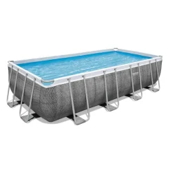 Bestway Opzetzwembad Power Steel Rechthoek Met Filterpomp O549X274X122Cm