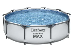 Bestway Opzetzwembad Steel Pro Max Set Rond Met Filterpomp O305X76Cm