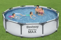 Bestway Opzetzwembad Steel Pro Max Set Rond Met Filterpomp O305X76Cm