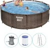 Bestway Zwembad Steel Pro Max Rotan 366 Cm