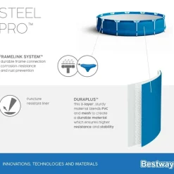 Bestway Zwembad Steel Pro Rond 305