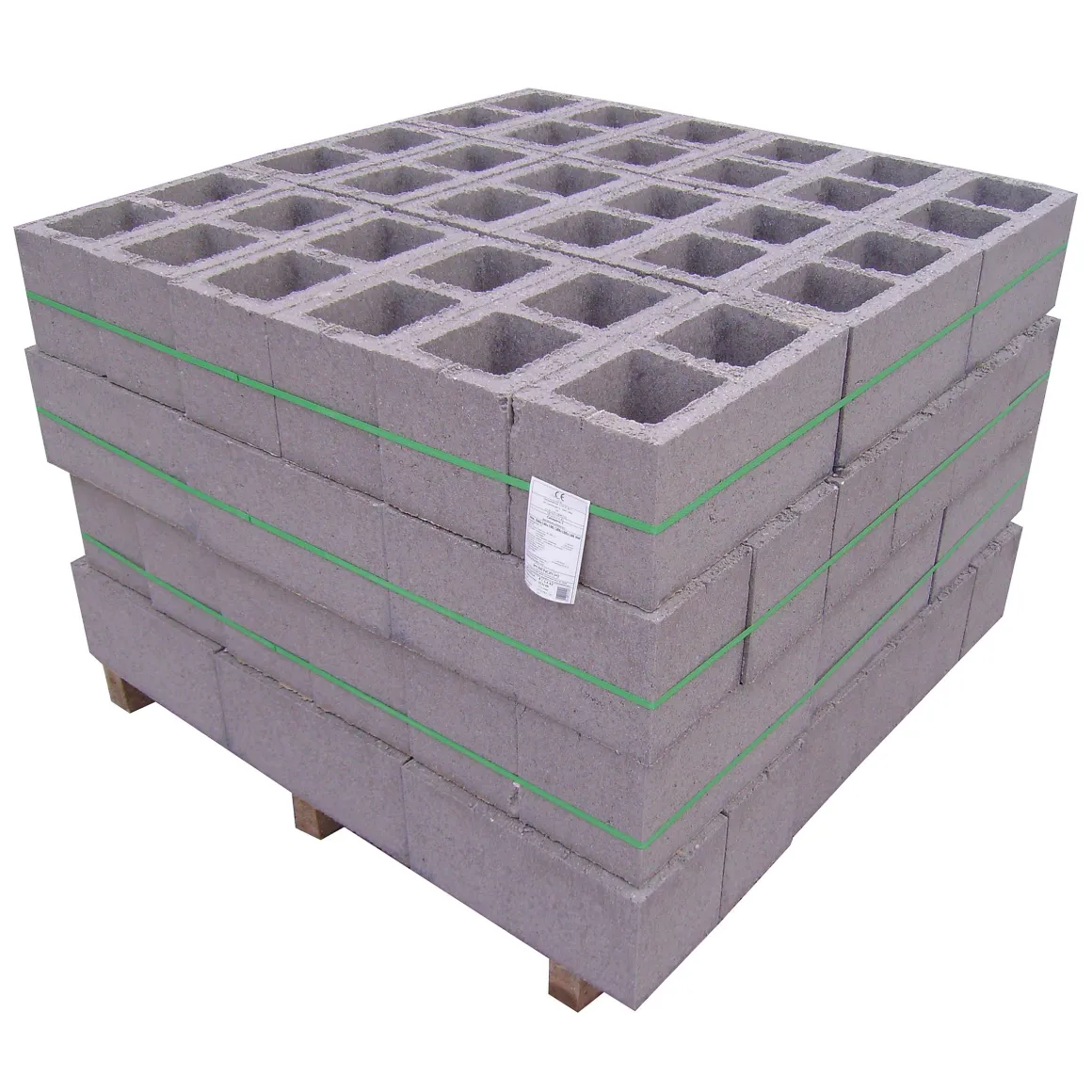 Betonblok Standaard 39X19X19 Hol