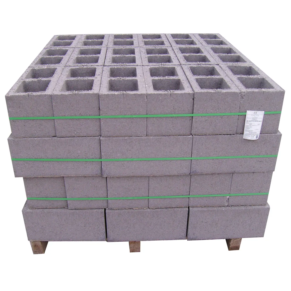 Betonblok Standaard 39X19X19 Hol