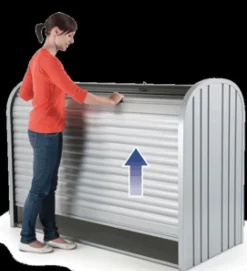 Biohort Opbergbox Storemax 120 Donkergrijs Metallic 73X117Cm