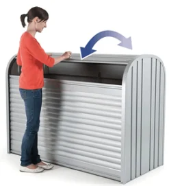 Biohort Opbergbox Storemax 160 Kwartsgrijs Metallic 78X163Cm