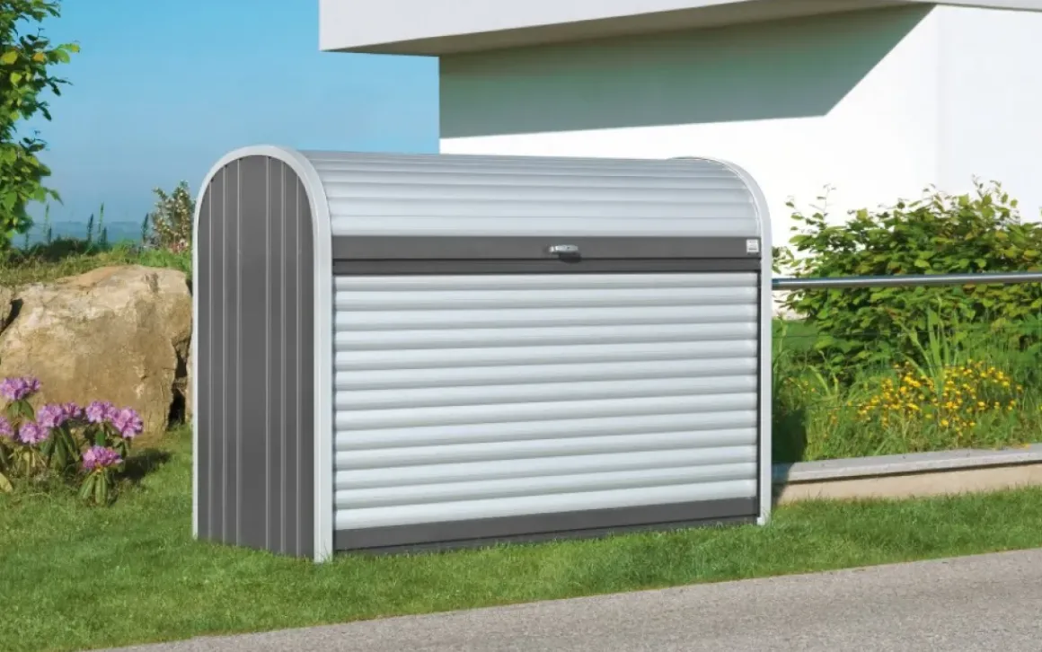 Biohort Opbergbox Storemax 160 Kwartsgrijs Metallic 78X163Cm