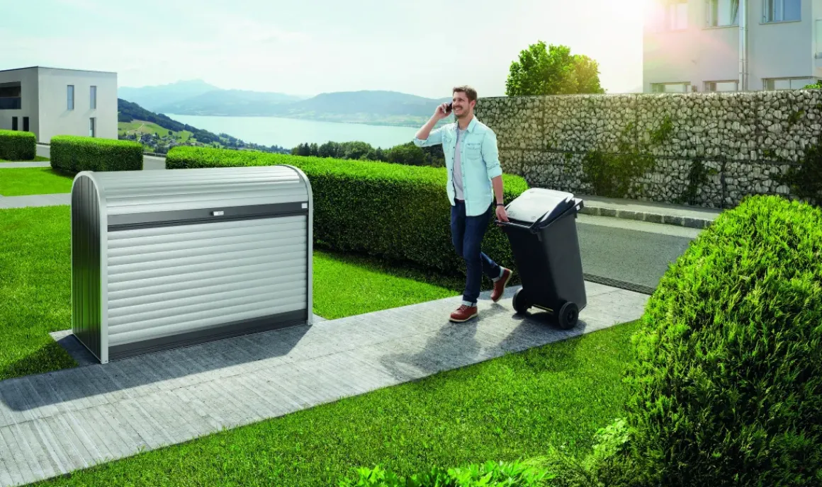 Biohort Opbergbox Storemax 160 Donkergrijs Metallic 78X163Cm