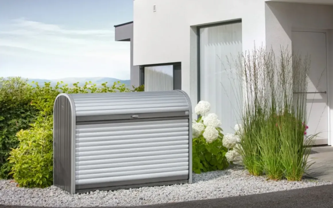 Biohort Opbergbox Storemax 160 Donkergrijs Metallic 78X163Cm