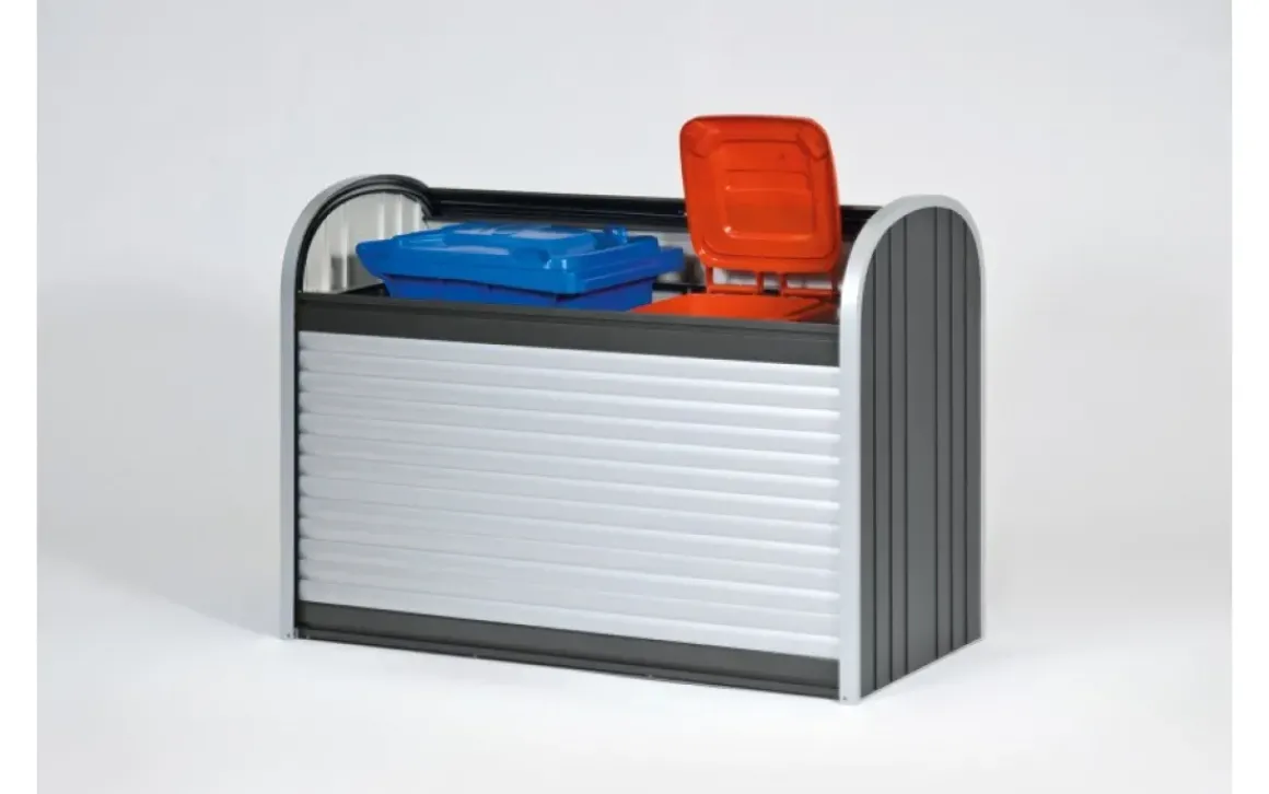 Biohort Opbergbox Storemax 160 Zilver Metallic 78X163Cm